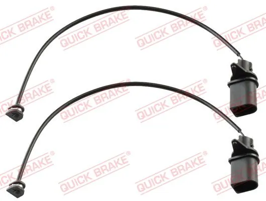 Warning Contact, brake pad wear